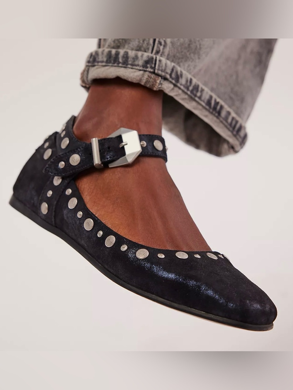 Mystic Mary Jane Flats by Free People midnight blue 7